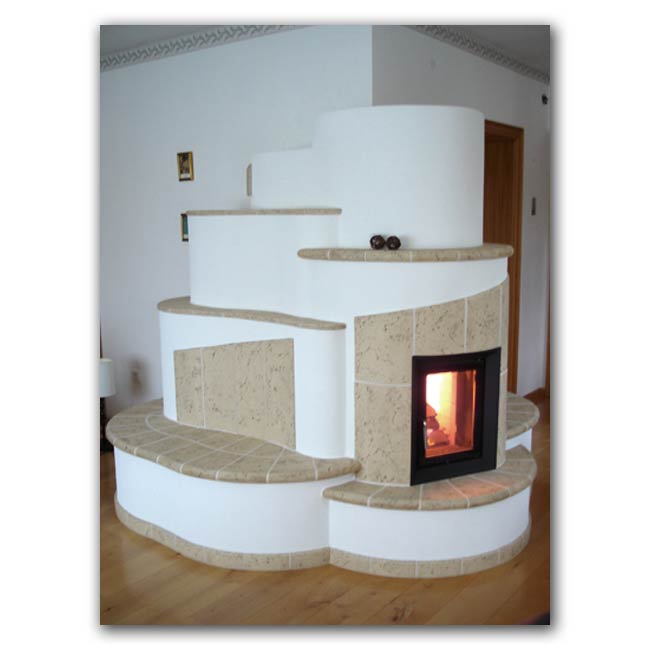 Skizze einer Kachelofen-Planung